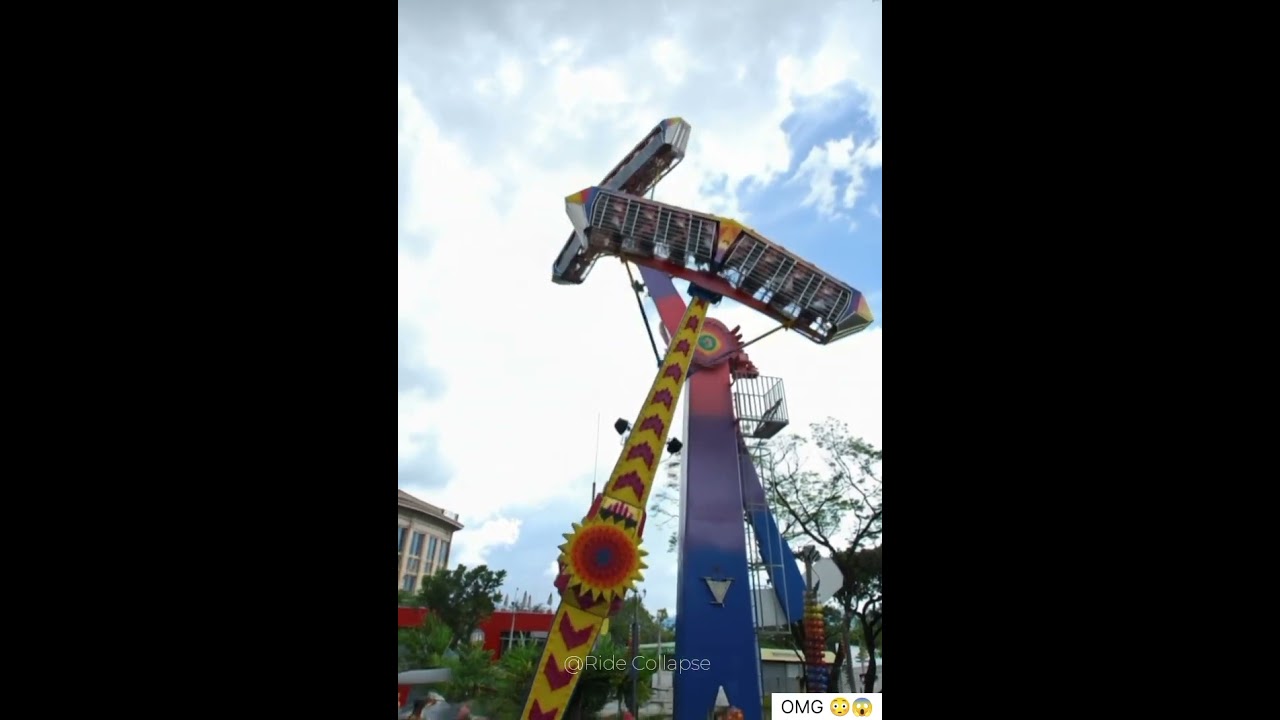Terrifying Moment Kamikaze Ride Breaks Mid-Air! 🎡😱 | Real Footage