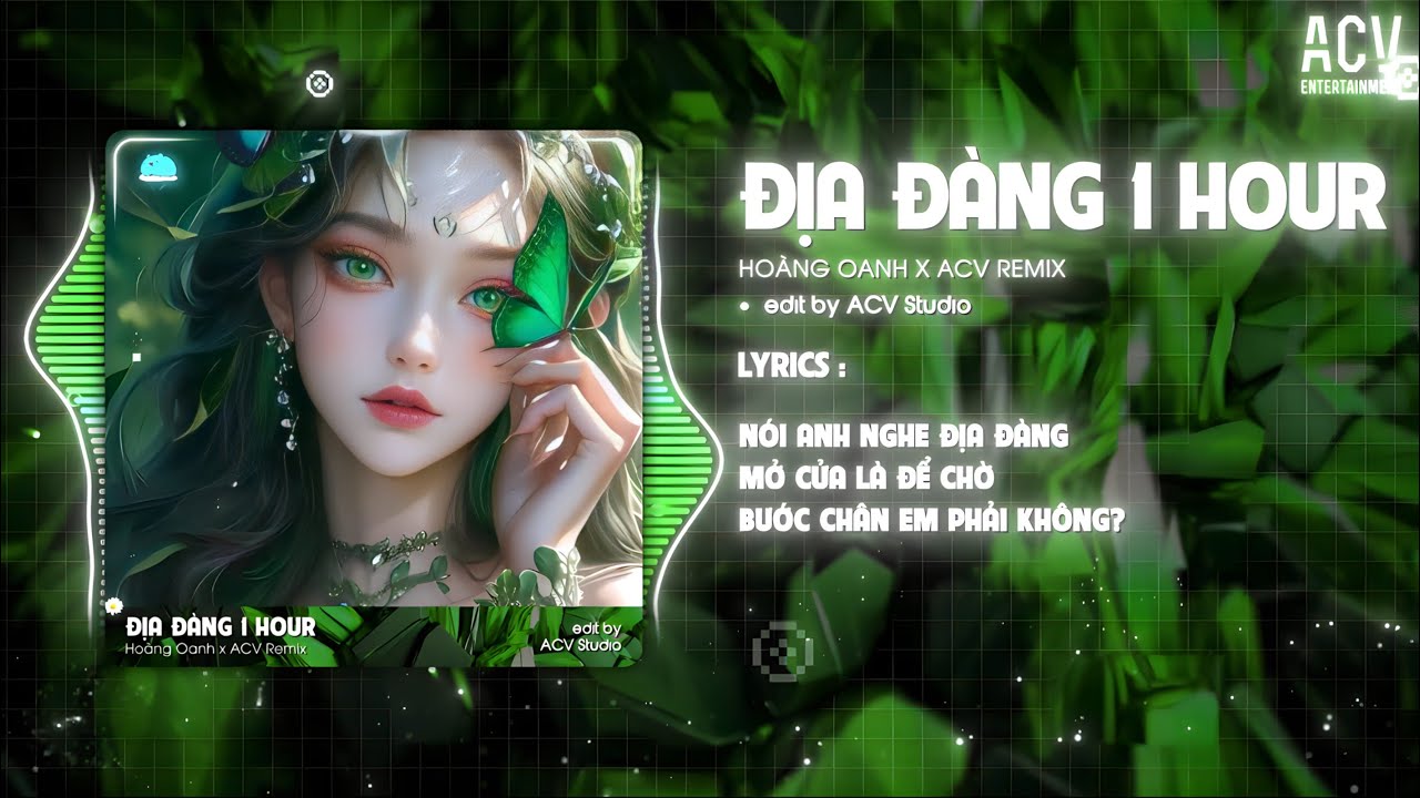 [1 HOUR ] ĐỊA ĐÀNG REMIX - HOÀNG OANH | Nói Anh Nghe Địa Đàng Mở Cửa Là Để Chờ Bước Chân Em...
