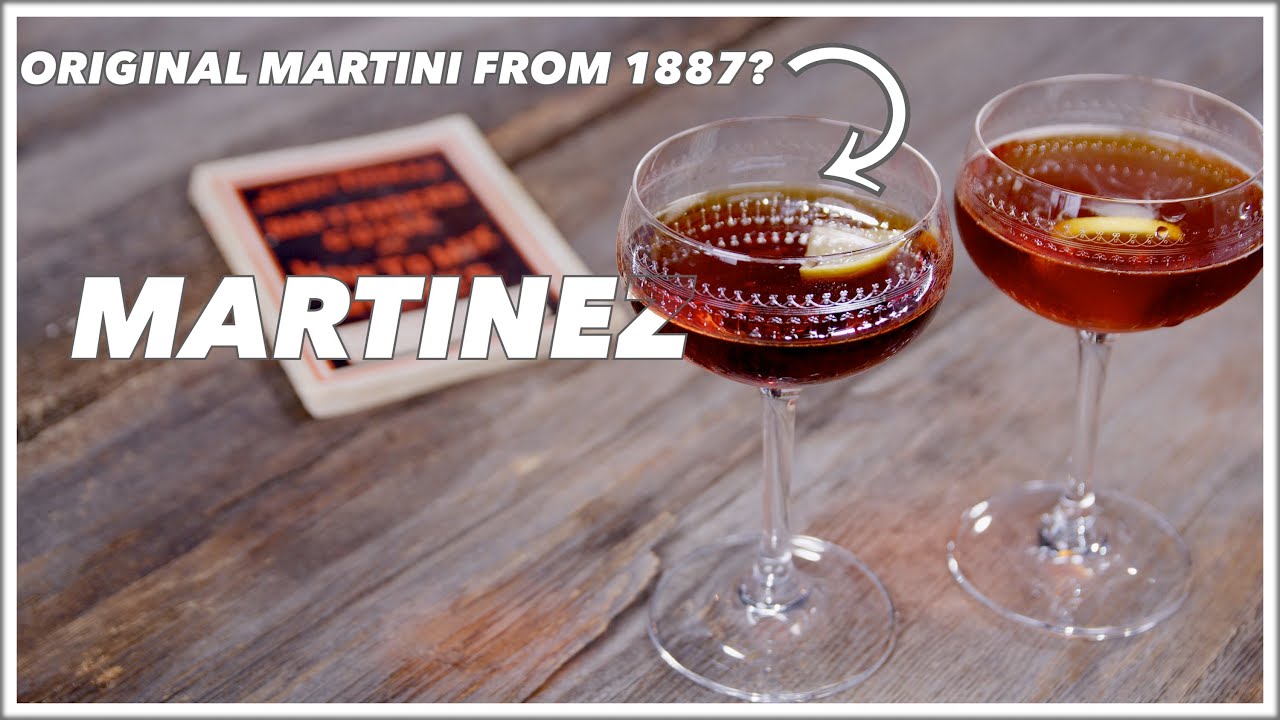 1887 Martinez Cocktail Recipe Original Martini Cocktail Recipe? From Jerry Thomas' Bartender's Guide
