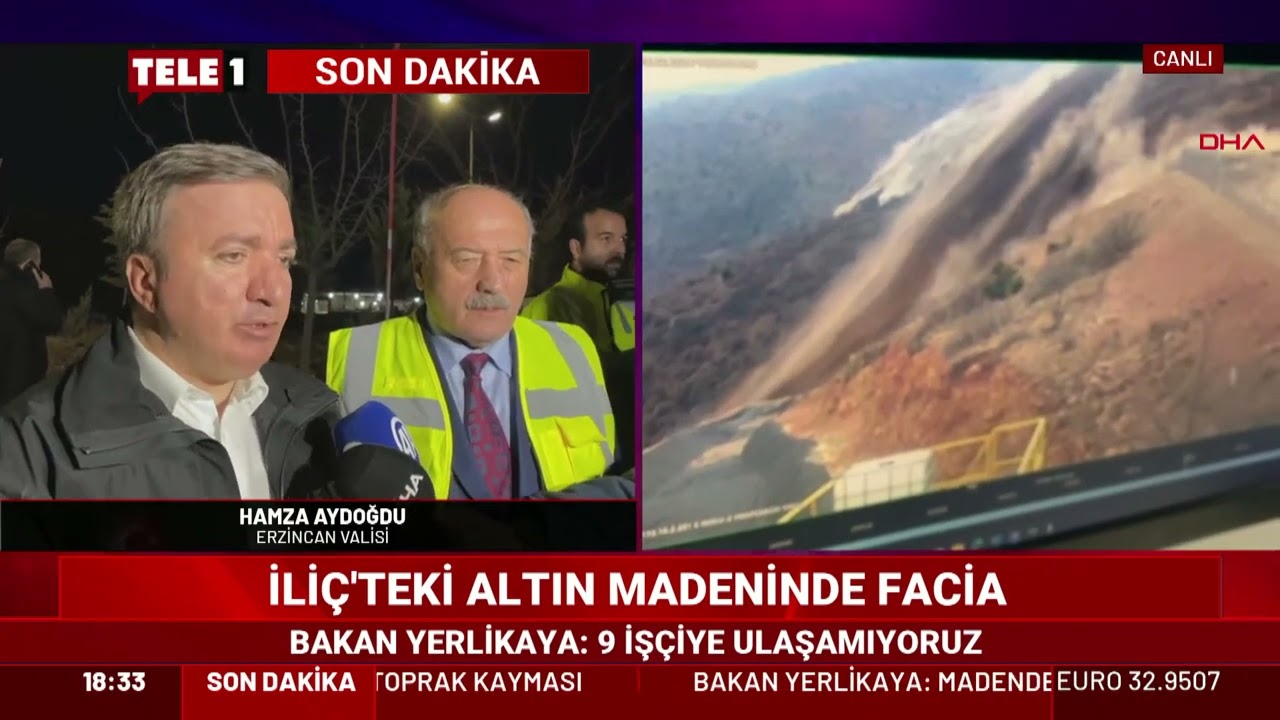 Erzincan Valisi Hamza Aydoğdu, İliç'teki maden faciasıyla ilgili açıklama yaptı!