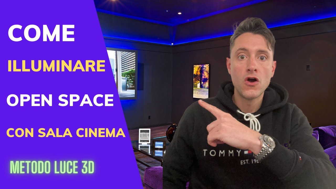 Illuminazione Led Open Space con sala Cinema !