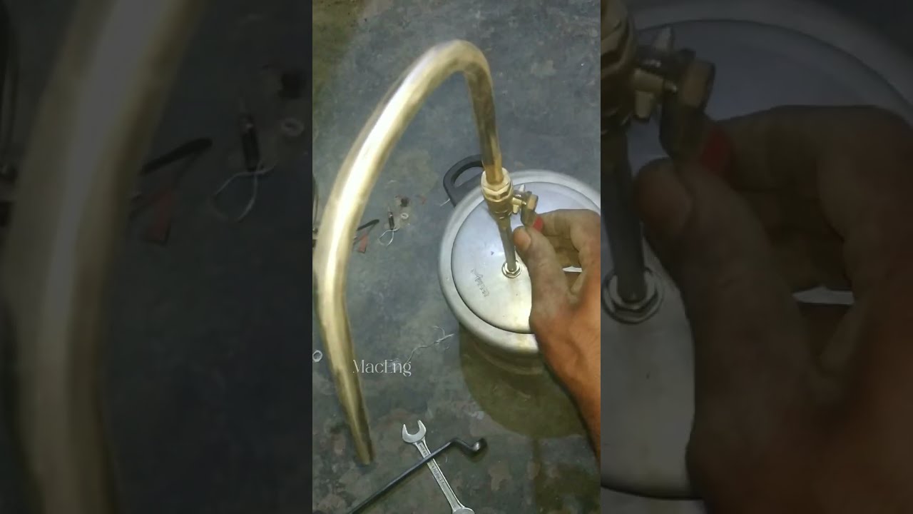 How to make steam tea and coffee maker at home by pressure cooker