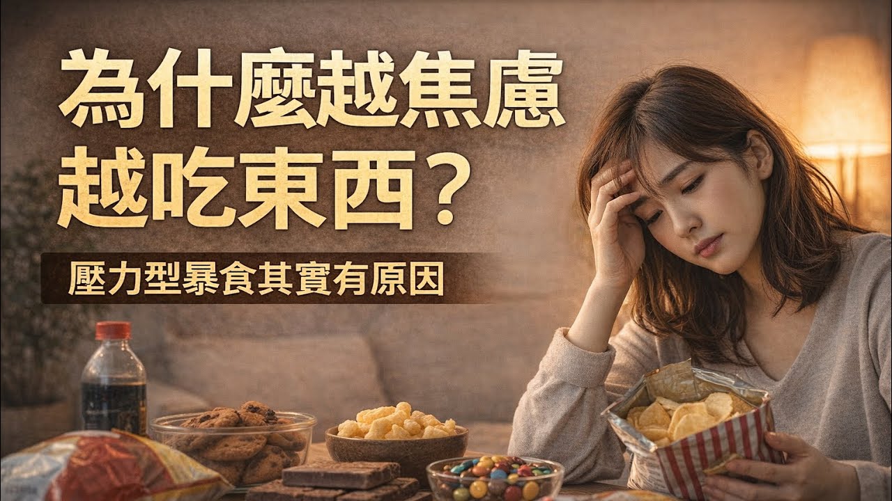 為什麼越焦慮越吃東西？壓力型暴食其實有原因｜慢養生活