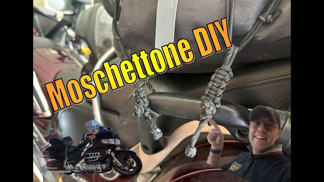 Moschettone in Paracord Fai da Te! Accessorio per Moto e Bagagli