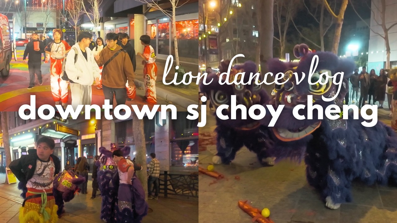 Downtown San Jose Bars Choy Cheng | Lion Dance & Firecrackers Vlog