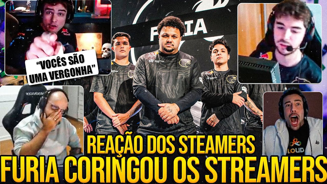 ATÉ O MWZERA TILTOU COM AS ENTREGADAS DA FURIA CONTRA A LEVIATAN! REAÇÃO DOS STREAMERS