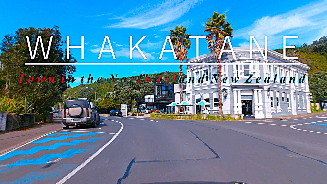 [4K] Whakatene, Town in the North Island New Zealand/Riverside Whakatane Holiday Park