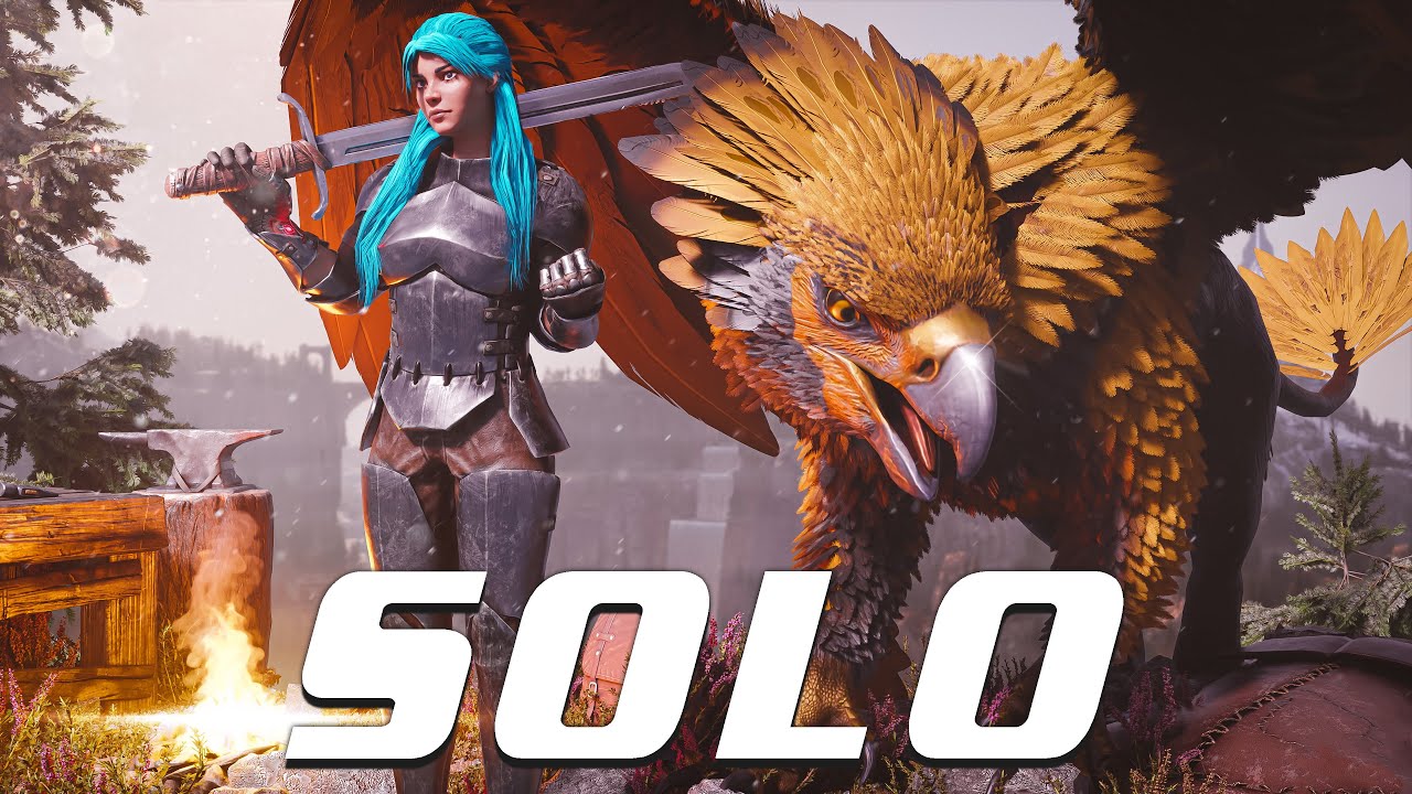 I Survived SOLO Playing Small Tribes - Official ARK: Survival Ascendend