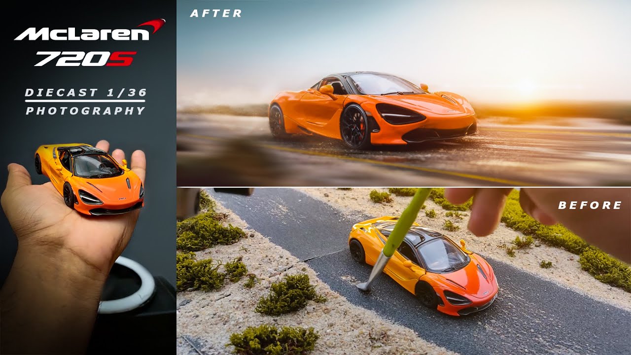 McLaren 720S Diecast Car Photography | Toy Car