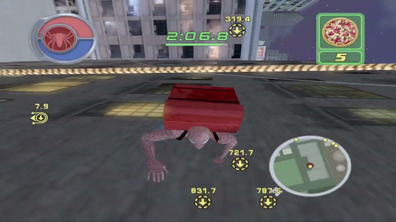 Spiderman 2 -- PS2 Pizza Delivery 17