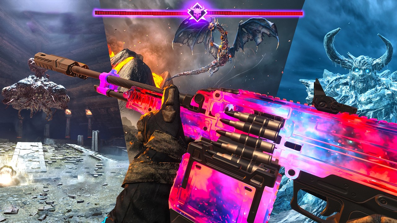 СМОГУ ЛИ Я ПОБЕДИТЬ ВСЕХ БОССОВ с НОВЫМ пулеметом Mammoth в Black Ops 7 Zombies?