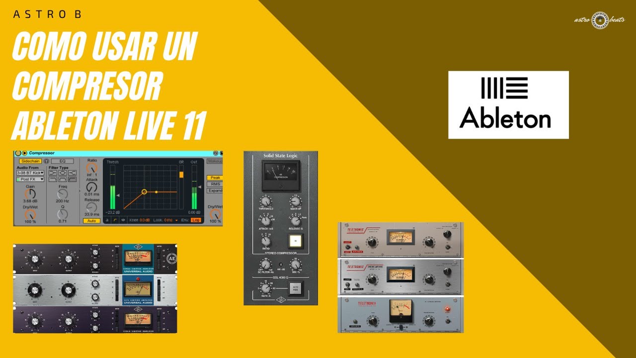 🎚️ Como Usar Un Compresor Ableton Live 11 ✔️