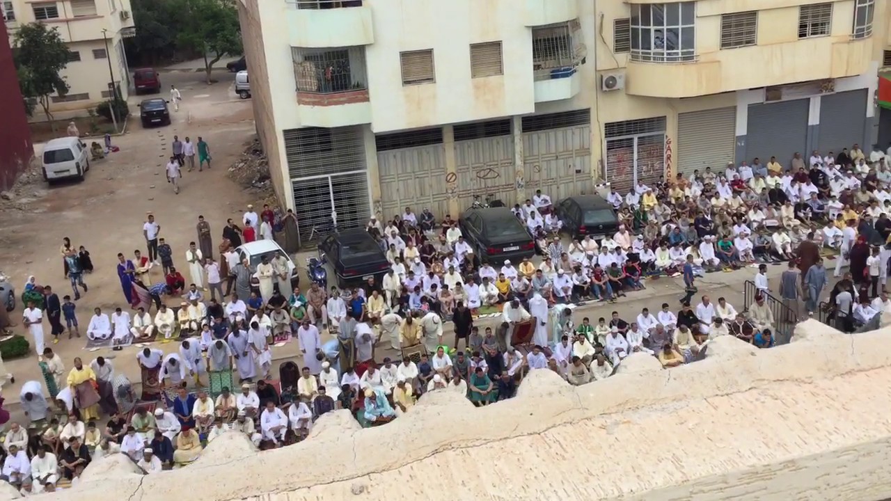 صلاة العيد بمسجد أهل الله بفاس حي الفتح