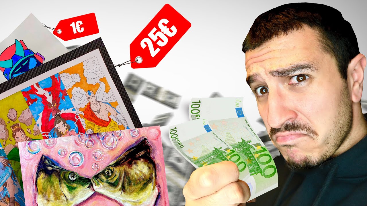 Оценявам рисунките ви и купувам най-скъпата..🤑