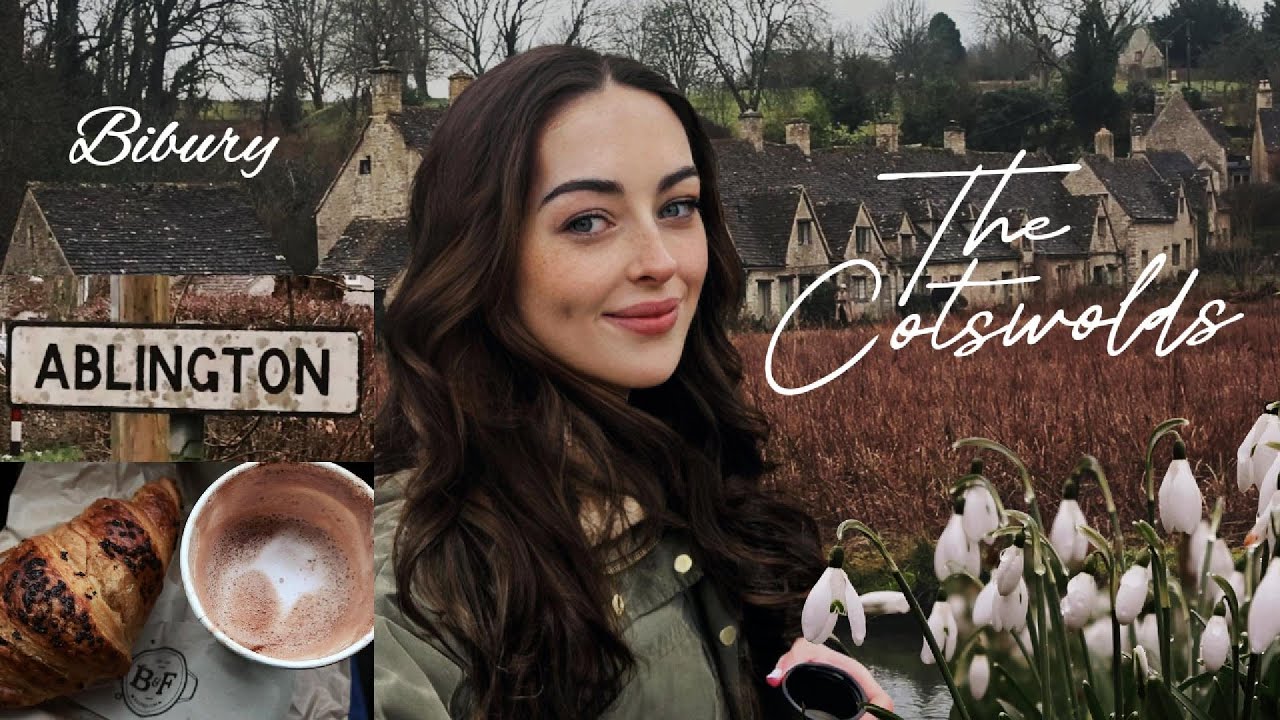 The Cotswolds: Bibury to Ablington Winter walk, English countryside, Snowdrops, Shortbread biscuits🤍