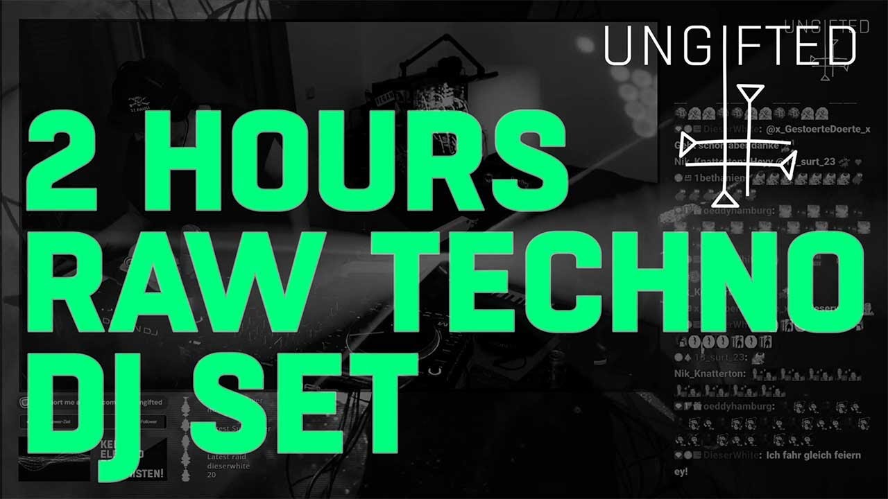 Raw Hypnotic Underground Techno DJ Live Mix by Ungifted December 2024