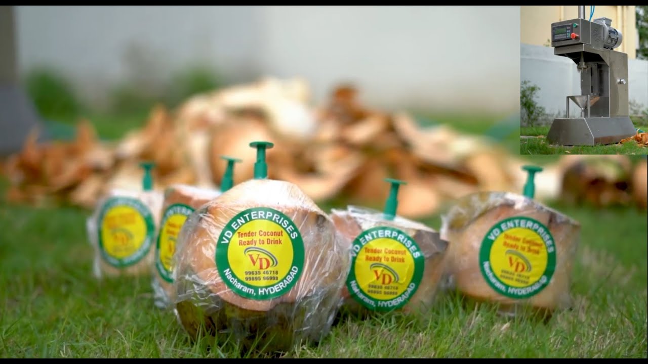 Automatic Coconut Peeling Machine | Tender Coconut | Ready to drink