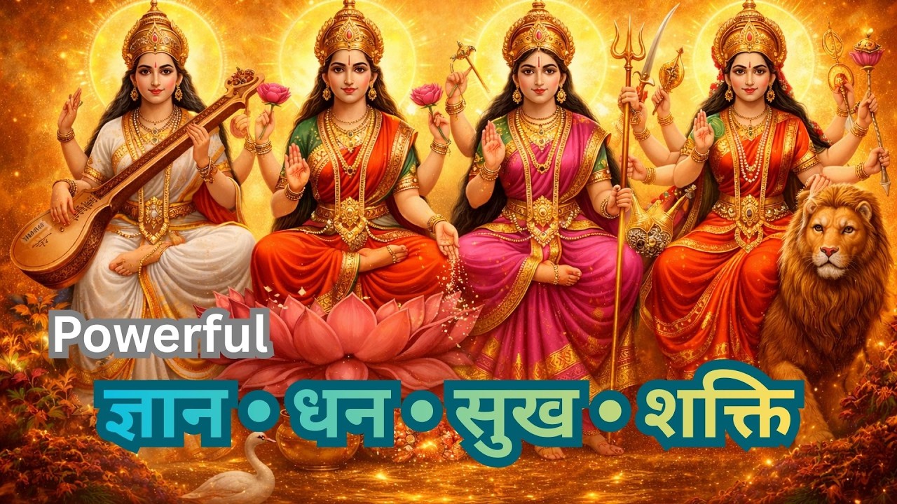 चारों देवी का चमत्कारी भजन | Saraswati Lakshmi Parwati Durga | Peaceful Bhajan #bhajan #new