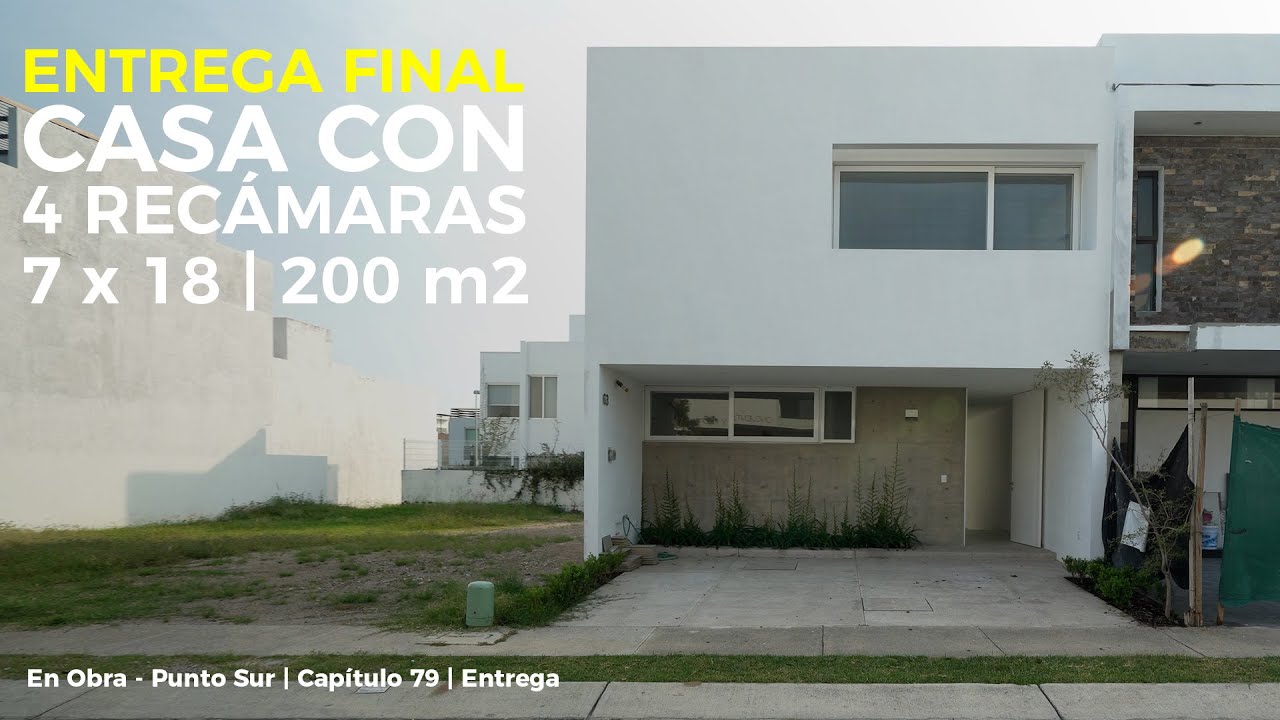 CASA con 4 RECÁMARAS🛏 - ENTREGA FINAL de PUNTO SUR | 7 x 18 | Capítulo 79
