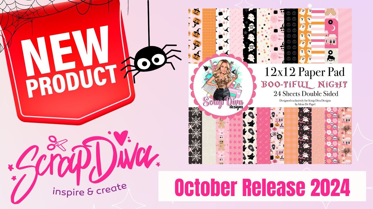 Scrap Diva Designs Exclusive Paper Collection 2024