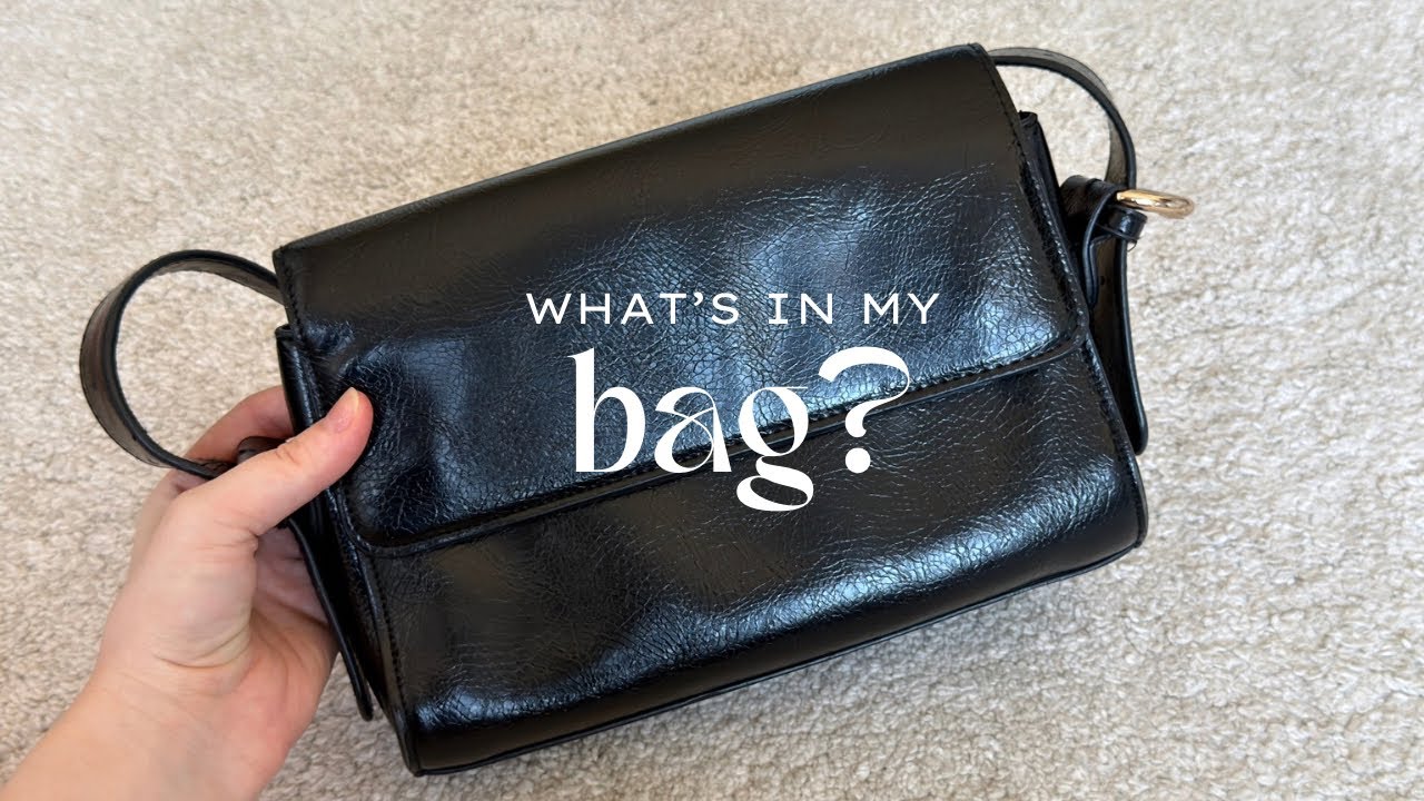 what’s in my bag? 👜 random items, purse rummage | just sounds
