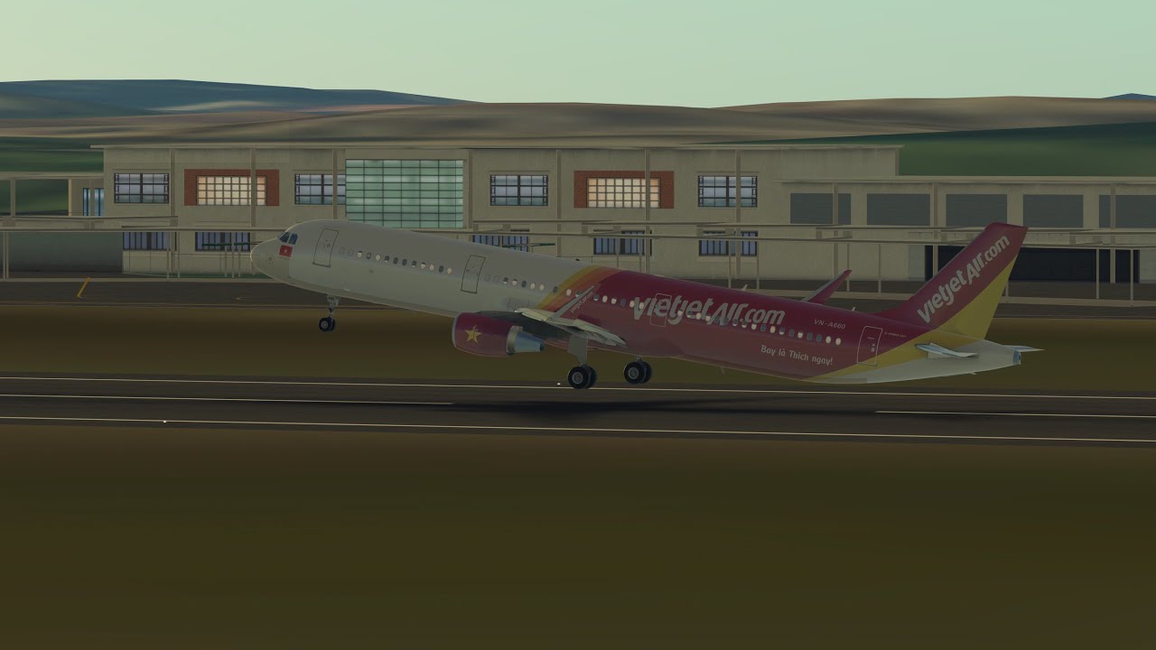 [INFINITE FLIGHT] Vietjet Air A321 take off at WSSL (Singapore Seletar Airport) 