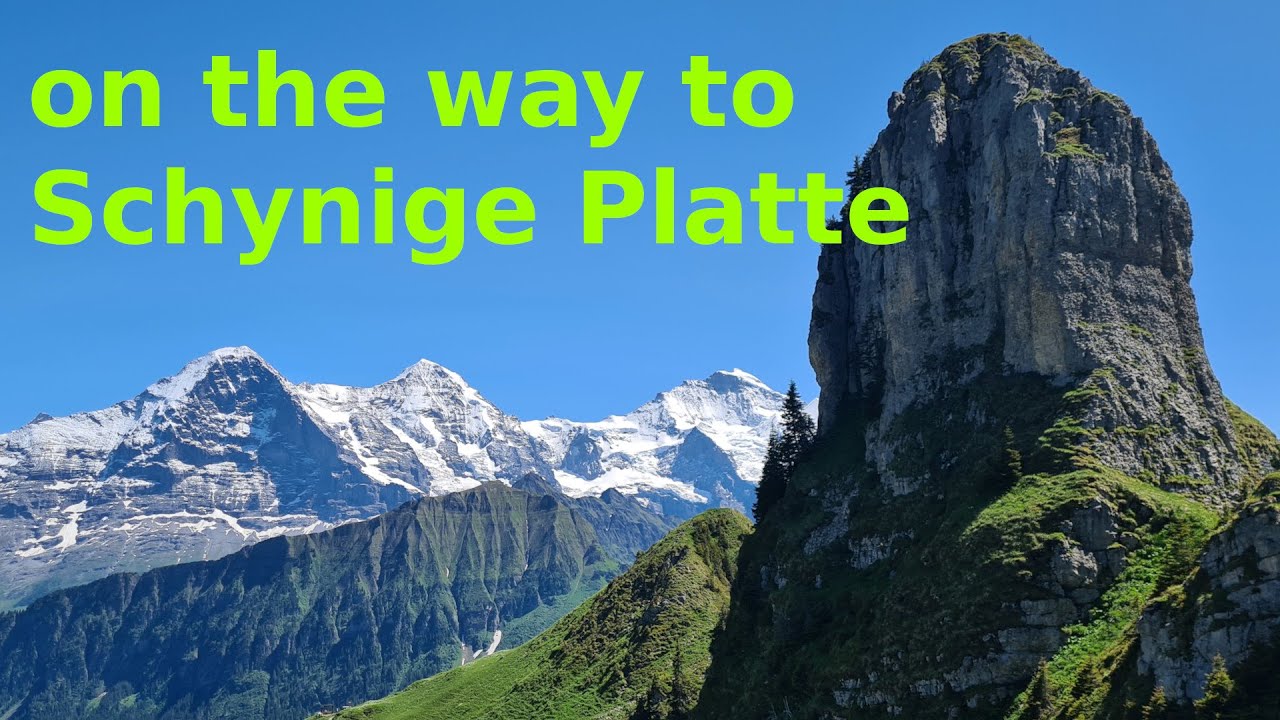 on the way to Schynige Platte