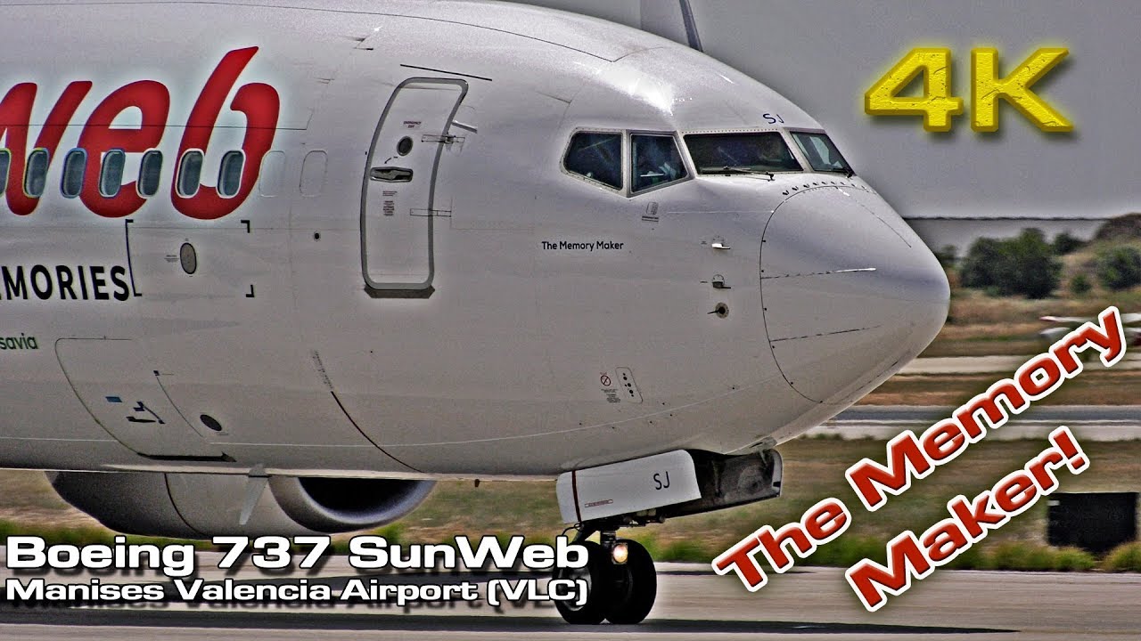 Boeing 737 Sunweb #creatingmemories Livery Transavia (PH-HSJ) Valencia!