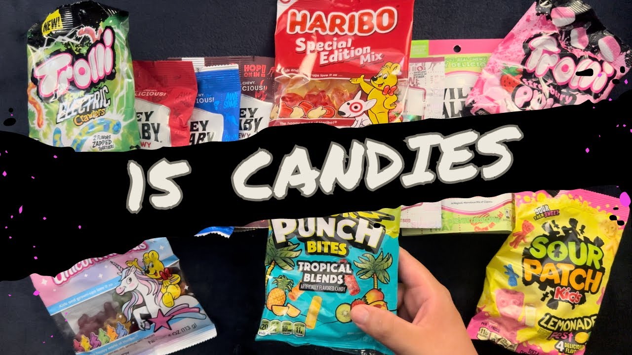 Ultimate Candy Taste Test ASMR Soft Spoken Whispers 'n' Mouth Sounds