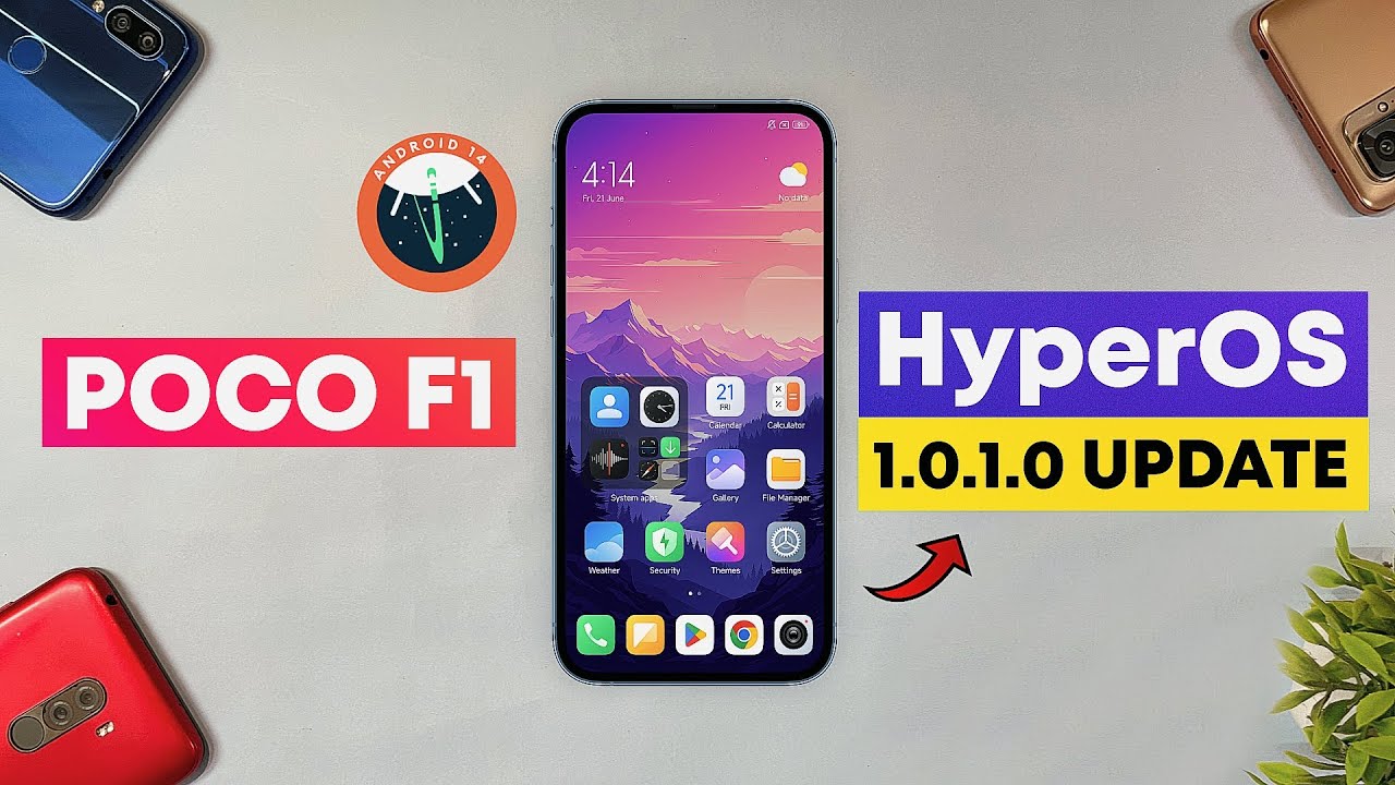 Poco F1 HyperOS 1.0.1.0 Android 14 Update🔥