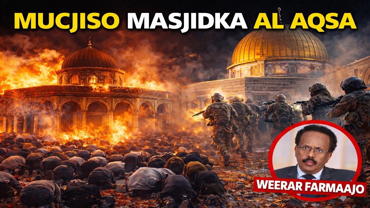 #degdeg:Masjidka Al-aqsa ee ay Isr$!l diiday in lagu Tukado oo Mucjiso lagu Arkay,Farmajo oo la W…