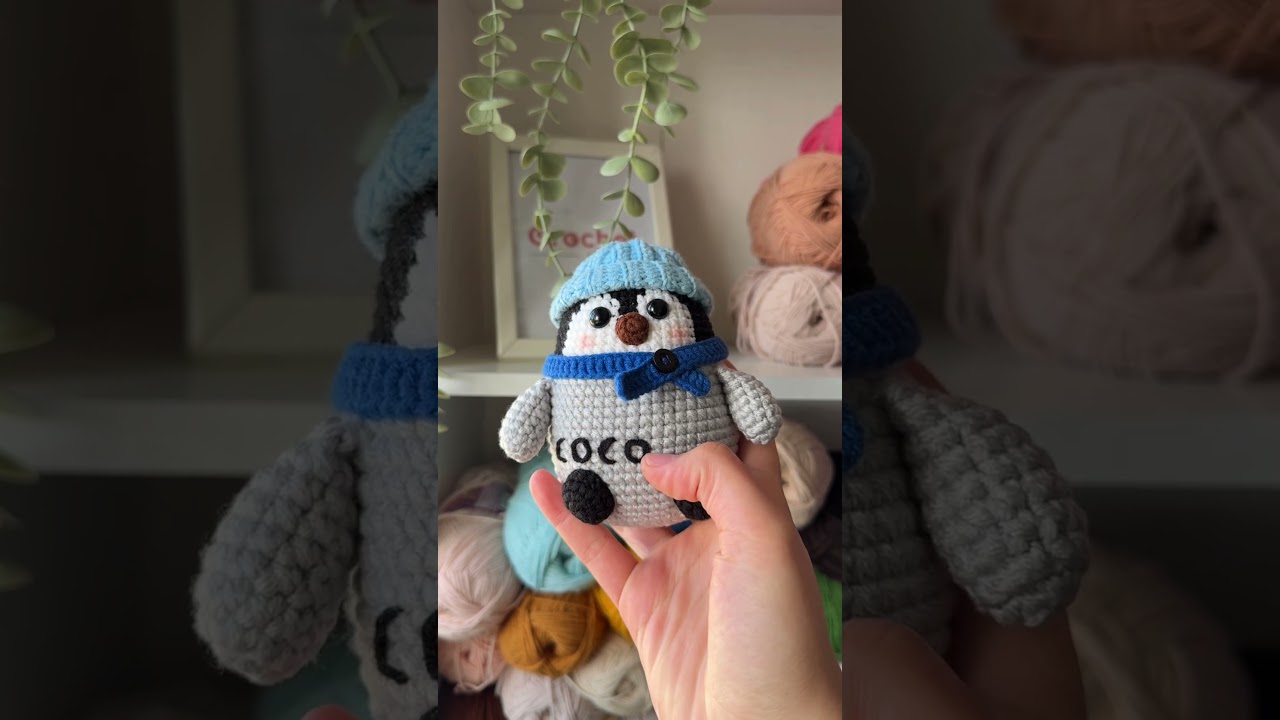 ✨ Cute Winter Penguin Crochet Pattern 🐧❄️