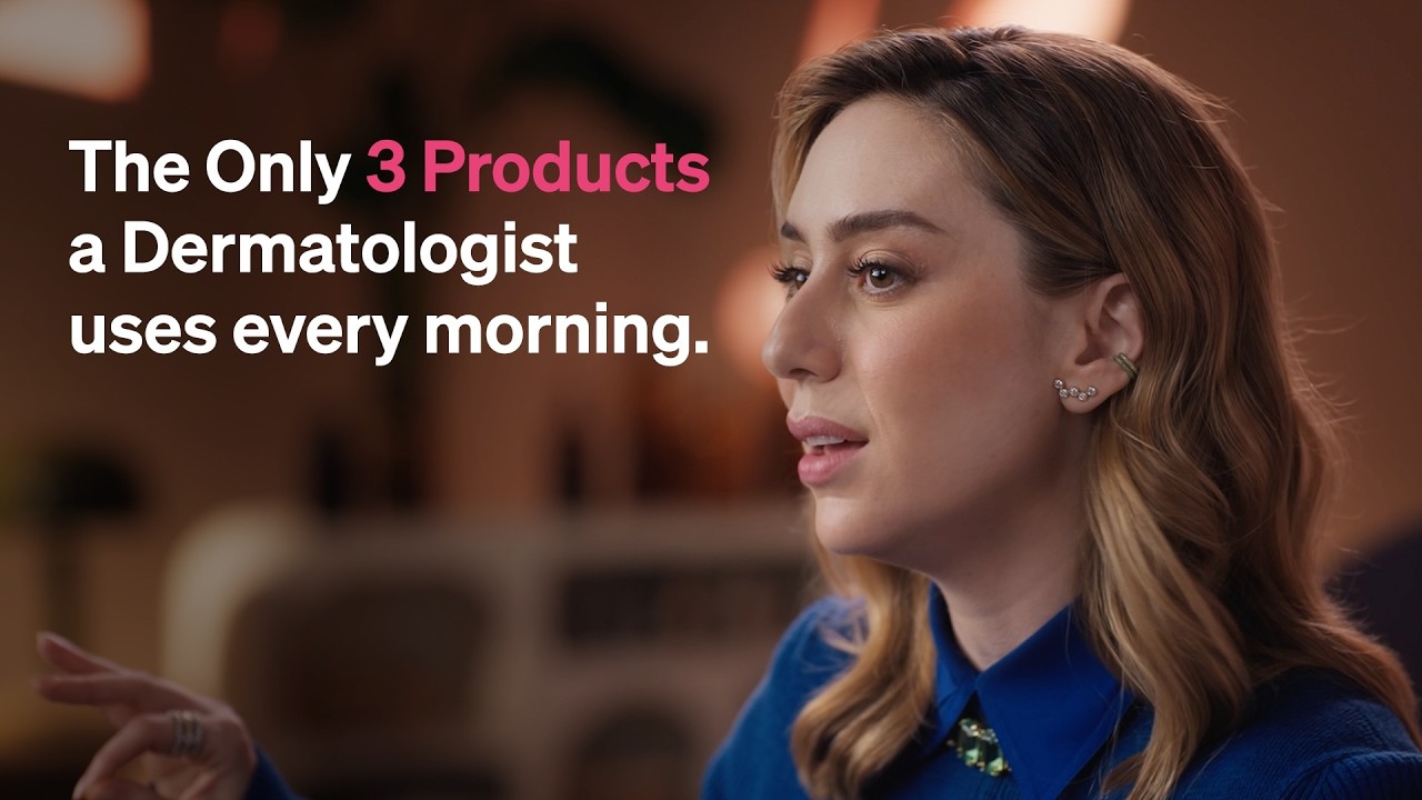 Morning skincare routine using ONLY 3 products with Dr. Shereene Idriss || MasterClass
