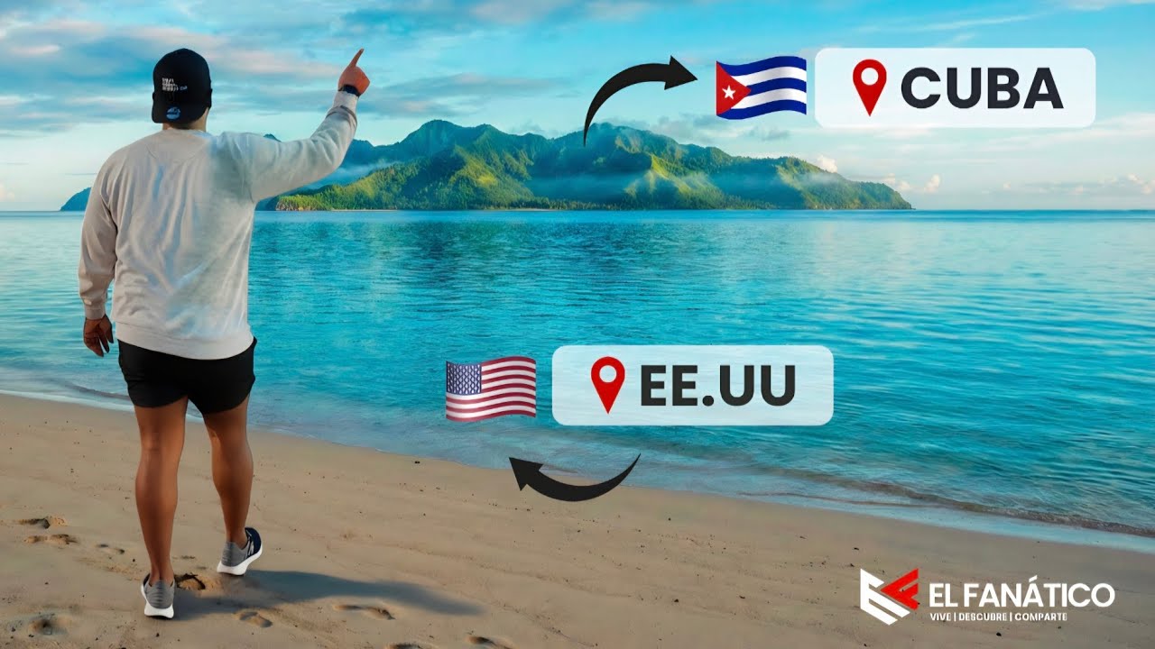 MANEJÉ hastael FINAL de los ESTADOS UNIDOS para ver si CUBA se VE desde AQUÍ