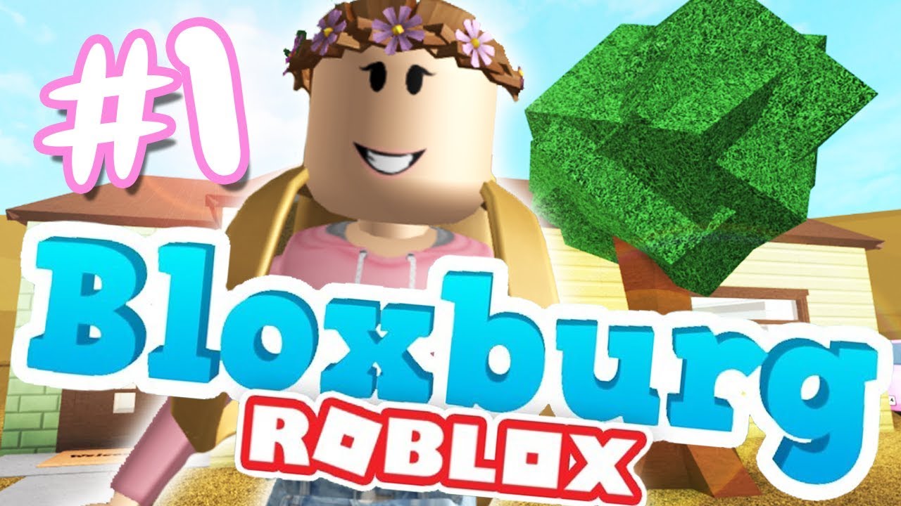 FIRST TIME PLAYING ROBLOX! Moving into BLOXBURG! Ep.1 + Town Tour!