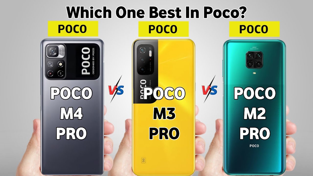 Poco M4 Pro vs Poco M3 Pro vs Poco M2 Pro | Evolution