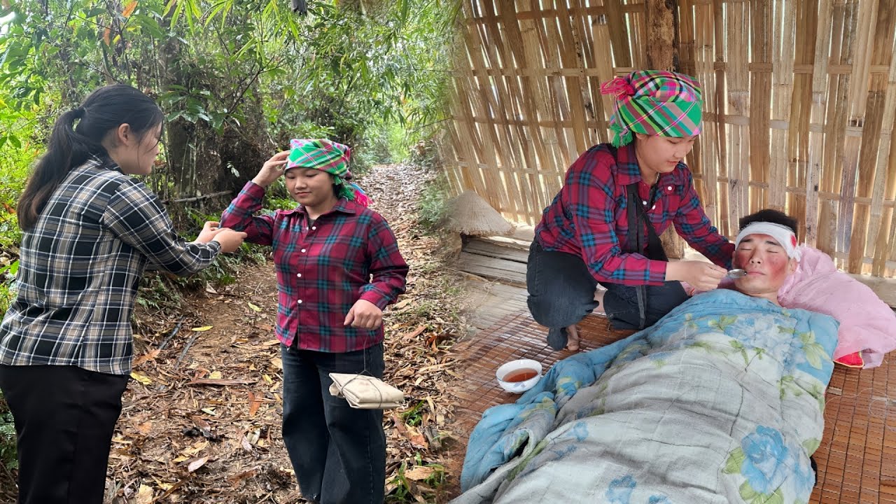 Dung met the woman who saved police officer Thuan in the forest.