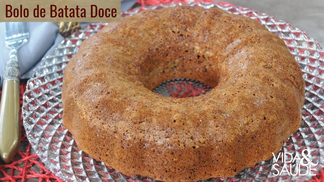 Receita: Bolo de batata doce (06/02/19)