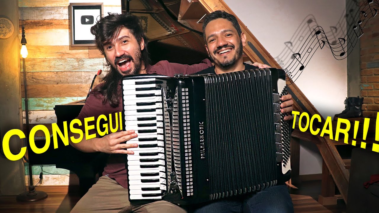 Minha 1ª aula de: ACORDEON - Franz Ventura