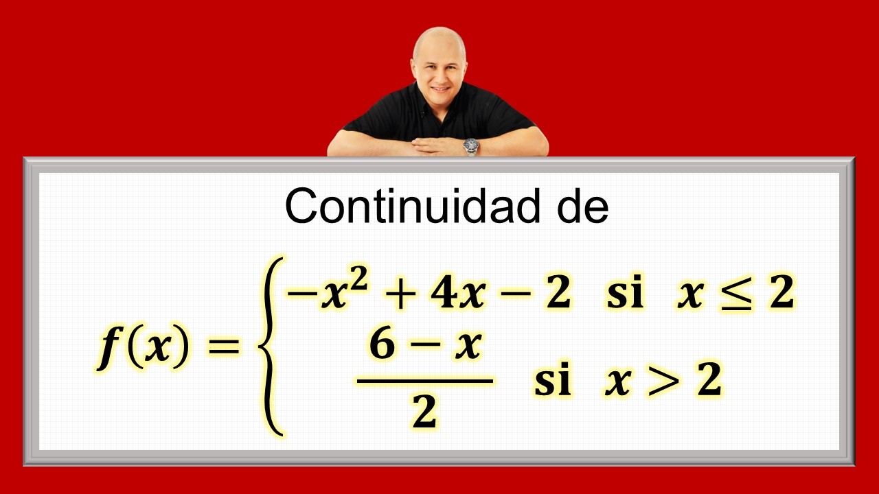 Continuidad de una función | Ej. 1 #julioprofe