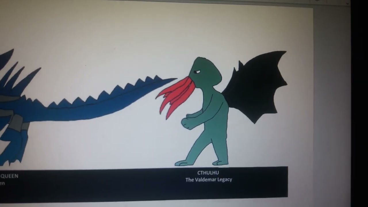 Movie Monsters Size Comparison (MY VERSION)
