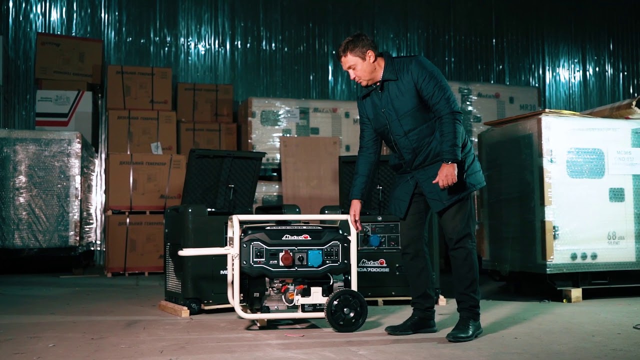 Бензиновый генератор matari mx11003e - обзор