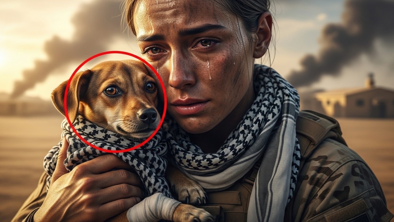 Female Soldier Breaks Down Over Injured Dog Heartbreaking Moment