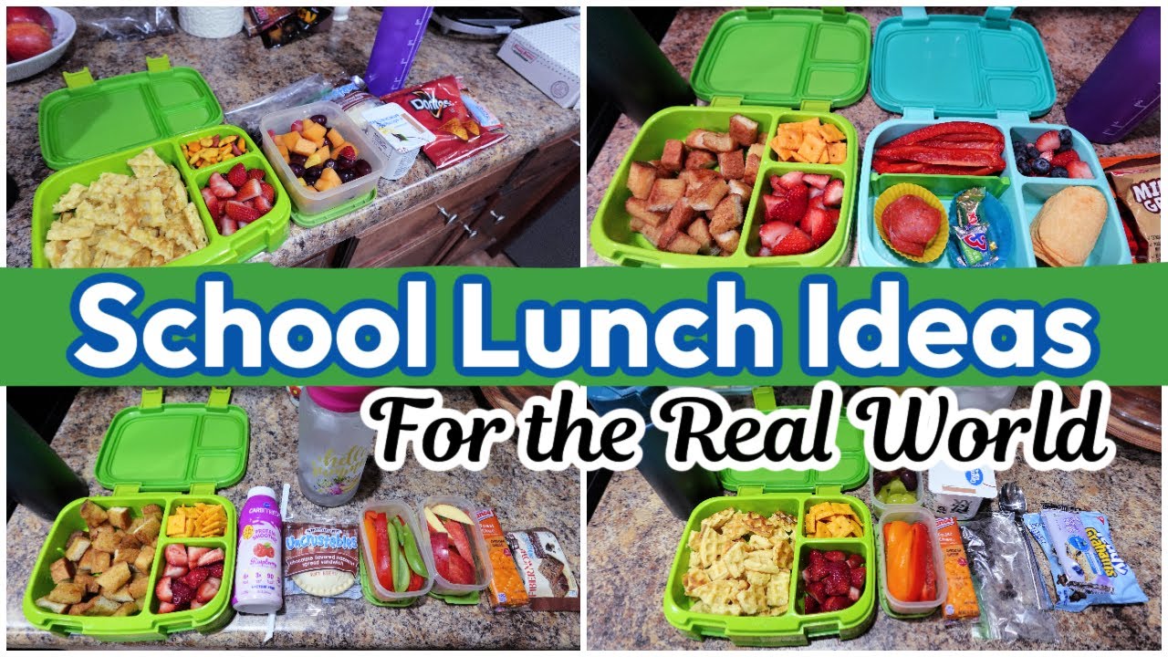 What My Kids Eat at School | Real Life Lunches