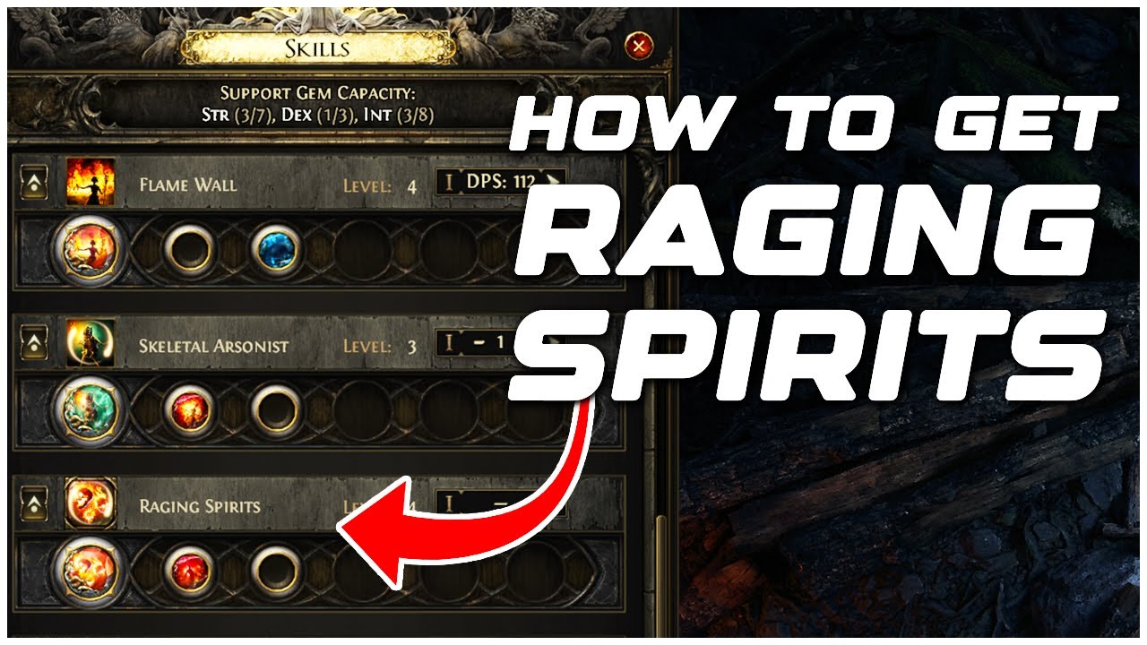 Path of Exile 2 Как получить навык &laquo;Неистовые духи&raquo; (босс &laquo;Король в туманах&raquo;)