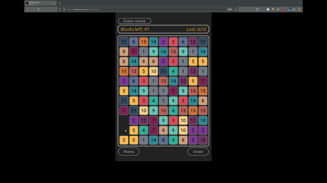 Solving a Perfectionist Puzzle