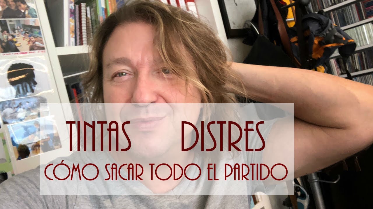 TÉCNICAS de SCRAPBOOK con TINTAS  y  COMPLEMENTOS - TUTORIAL COMPLETO