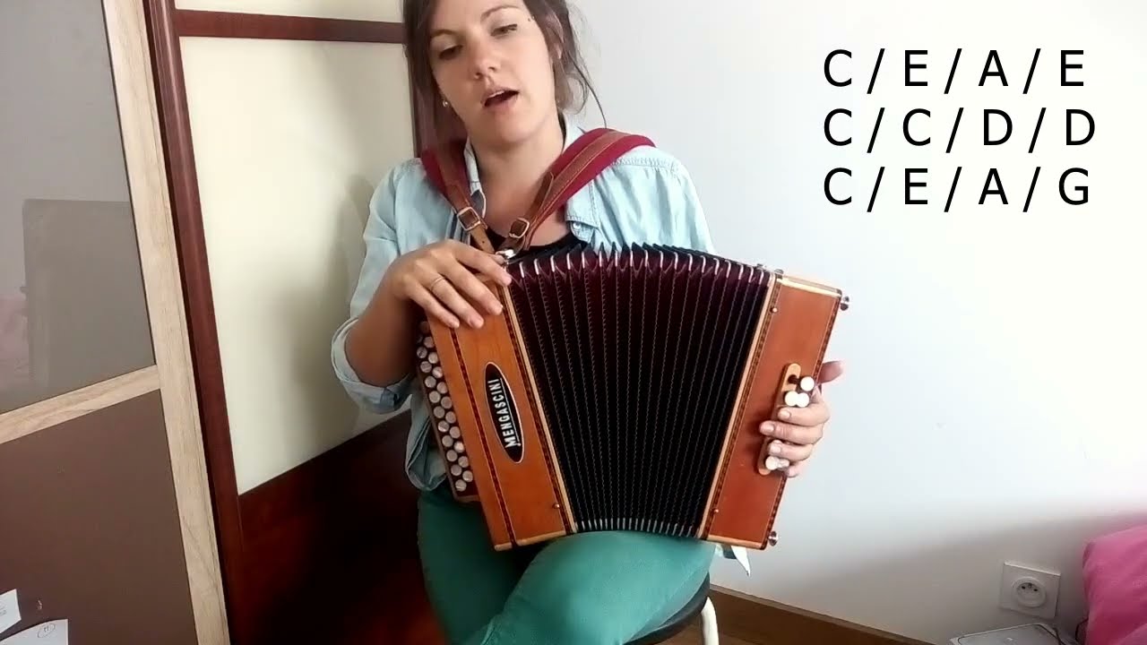 Accordéon diatonique - Ma môme (Jean Ferrat)