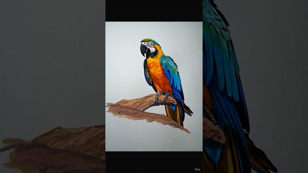 My painting comes alive 