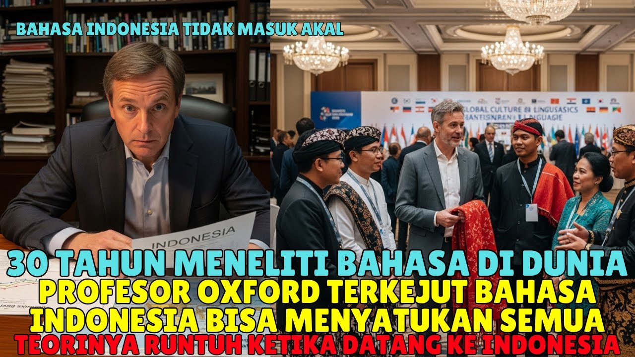 30 Tahun Meneliti Bahasa, Profesor Oxford Ini Terdiam Saat Bahasa Indonesia Bisa Menyatukan..
